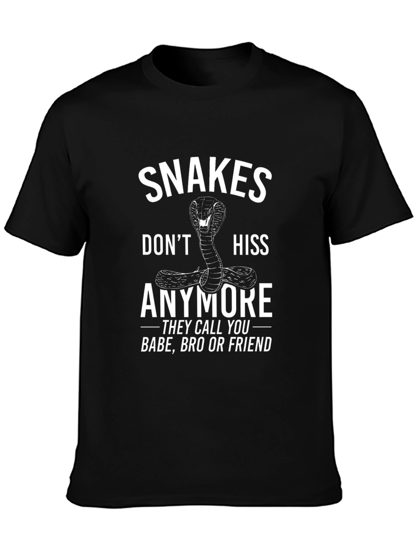 Snakes Dont Hiss Anymore Graphic Tee