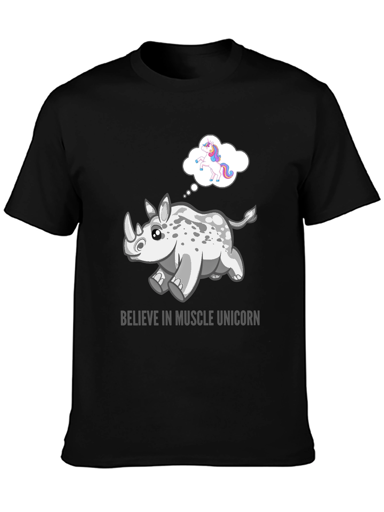 Muscle Unicorn T-Shirt - Rhino Believer