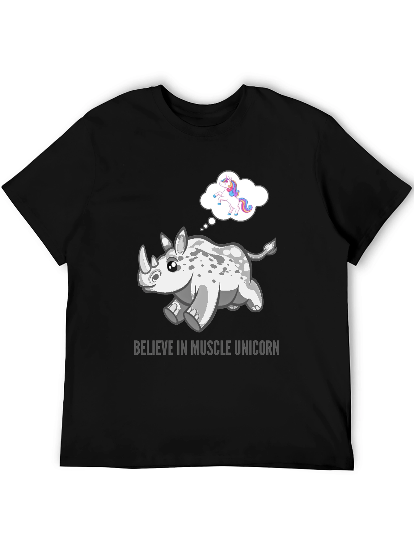 Muscle Unicorn T-Shirt - Rhino Believer
