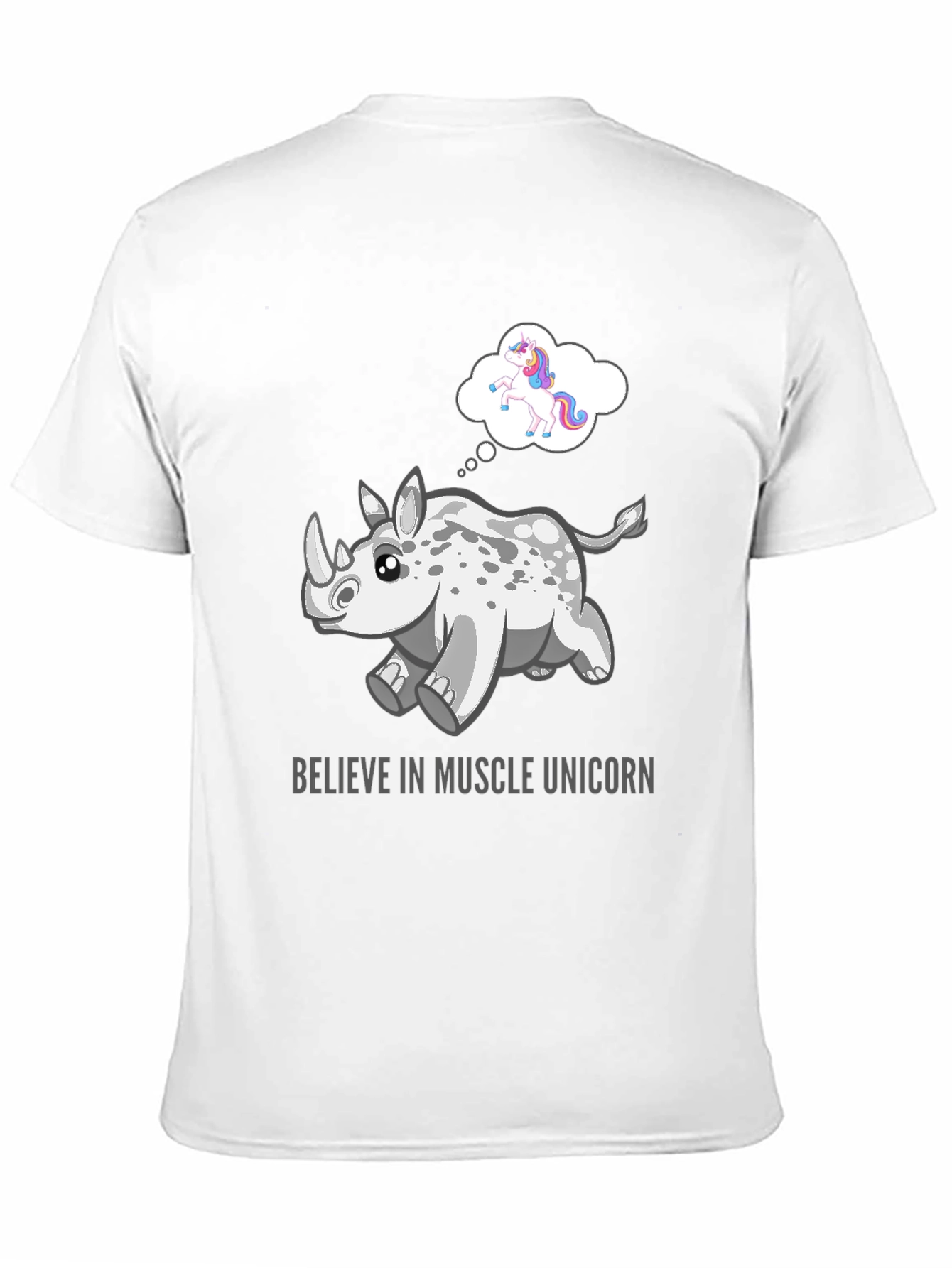 Muscle Unicorn T-Shirt - Rhino Believer