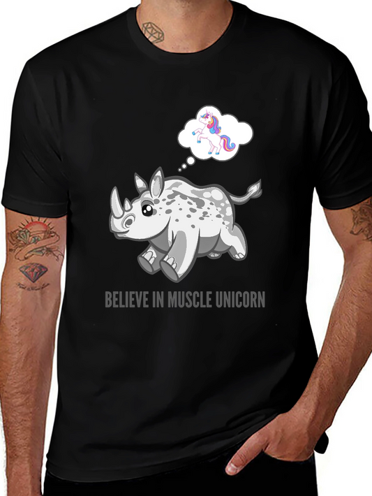 Muscle Unicorn T-Shirt - Rhino Believer
