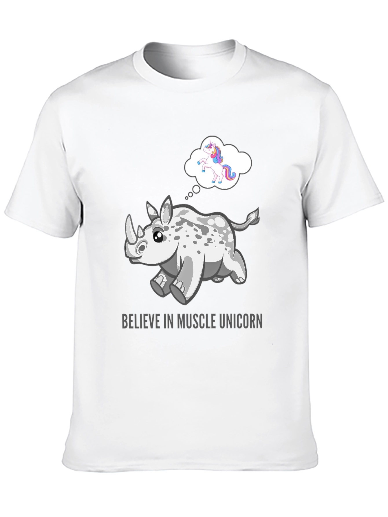 Muscle Unicorn T-Shirt - Rhino Believer
