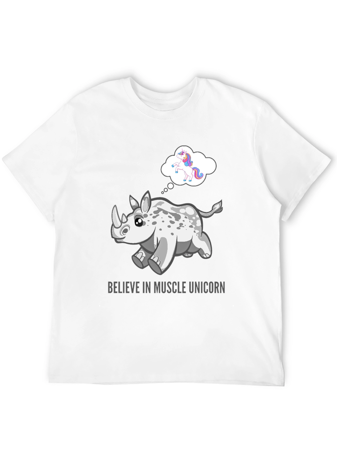 Muscle Unicorn T-Shirt - Rhino Believer