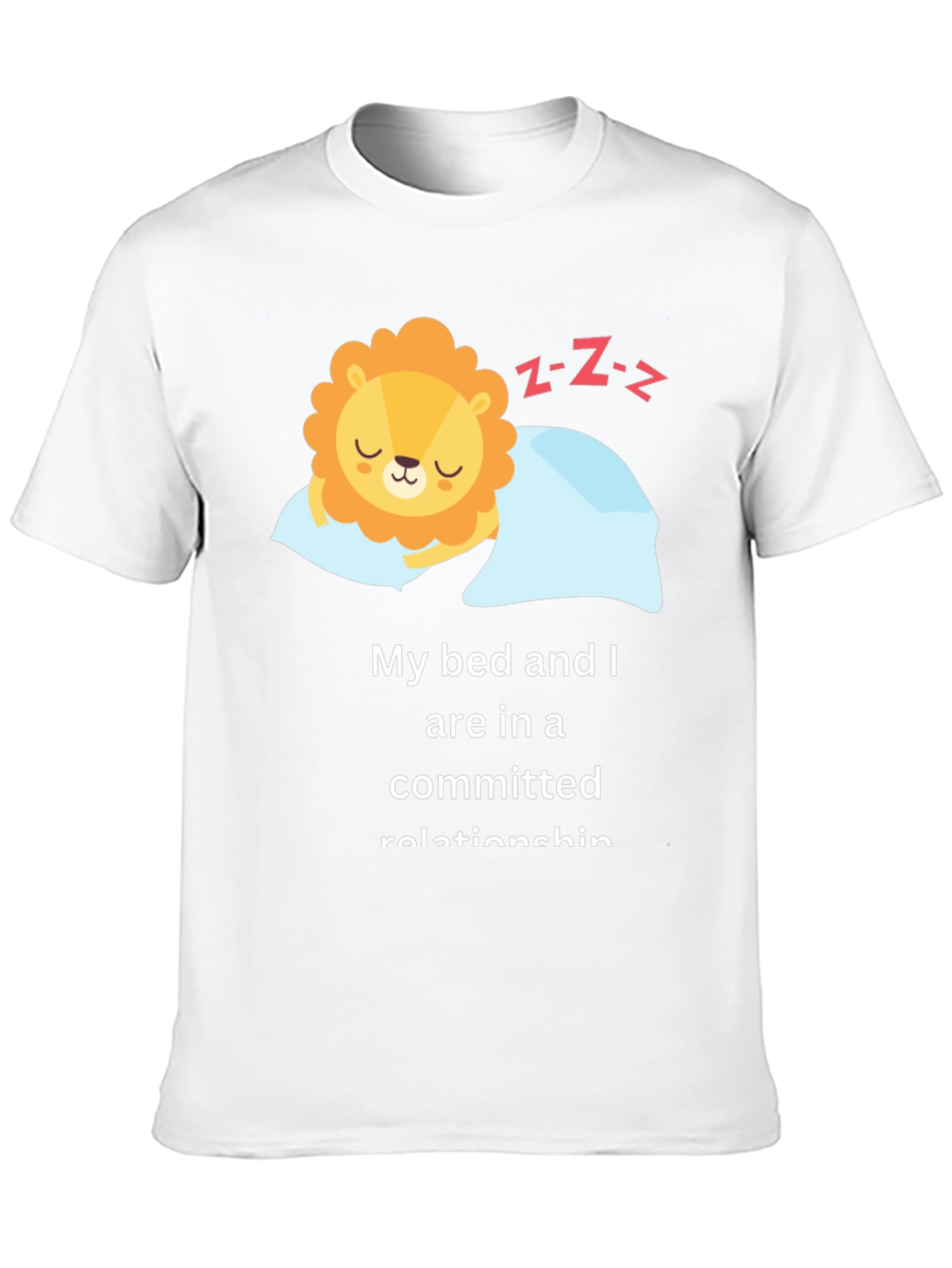 Funny Sleeping Lion T-Shirt