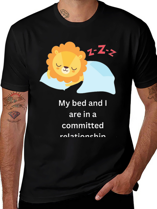 Funny Sleeping Lion T-Shirt