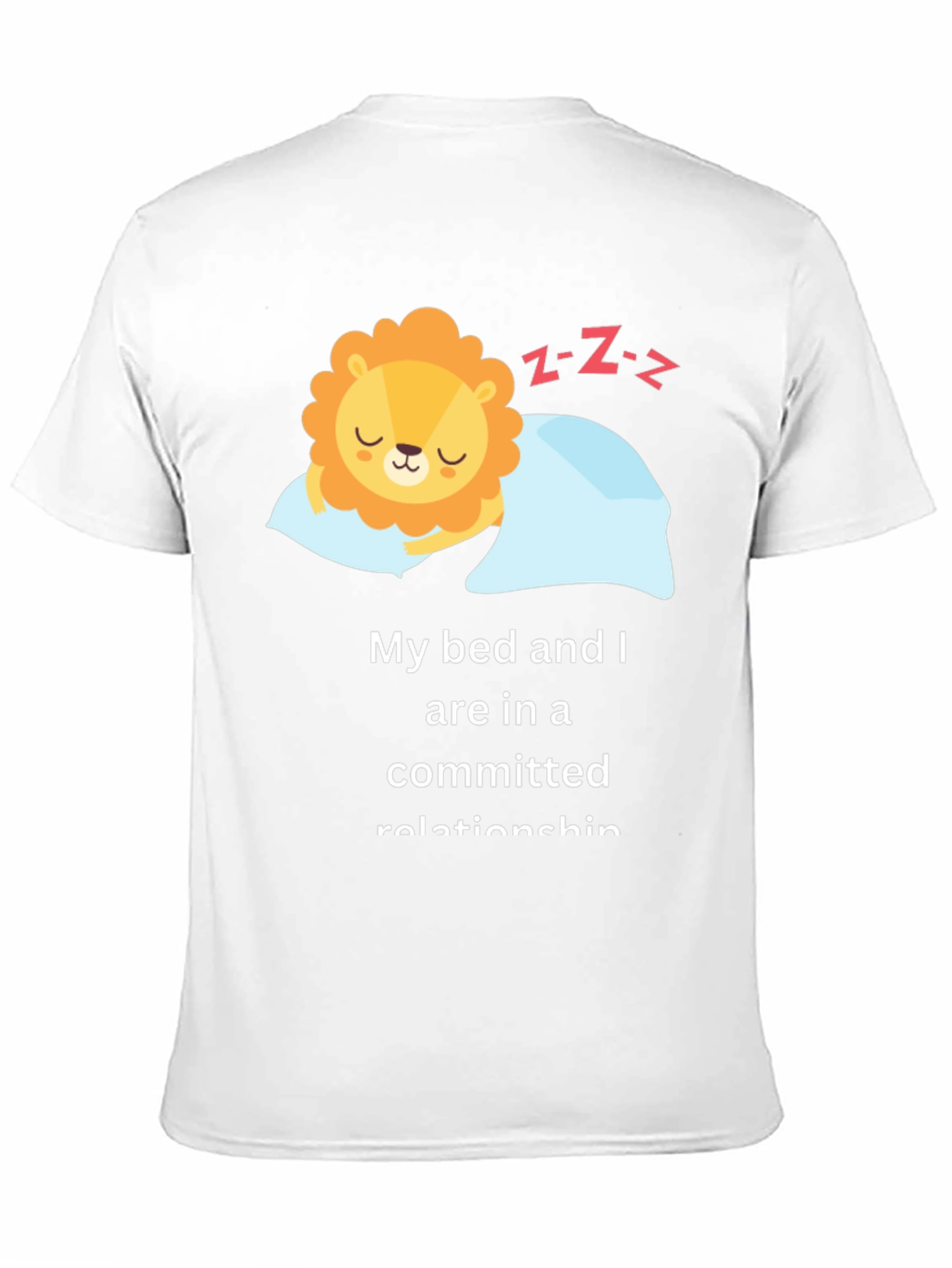 Funny Sleeping Lion T-Shirt