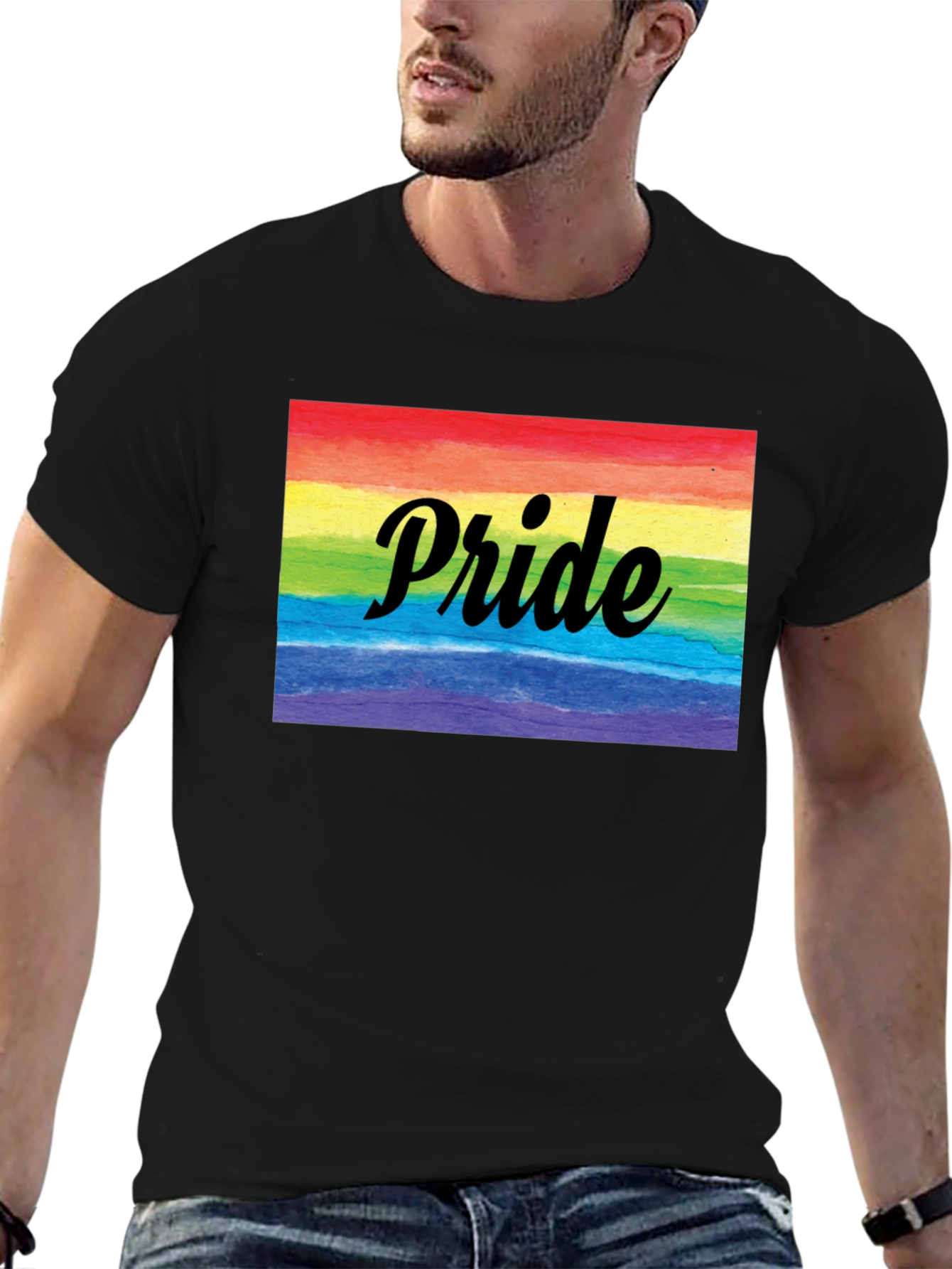 Pride Rainbow T-Shirt - Soft Cotton Blend