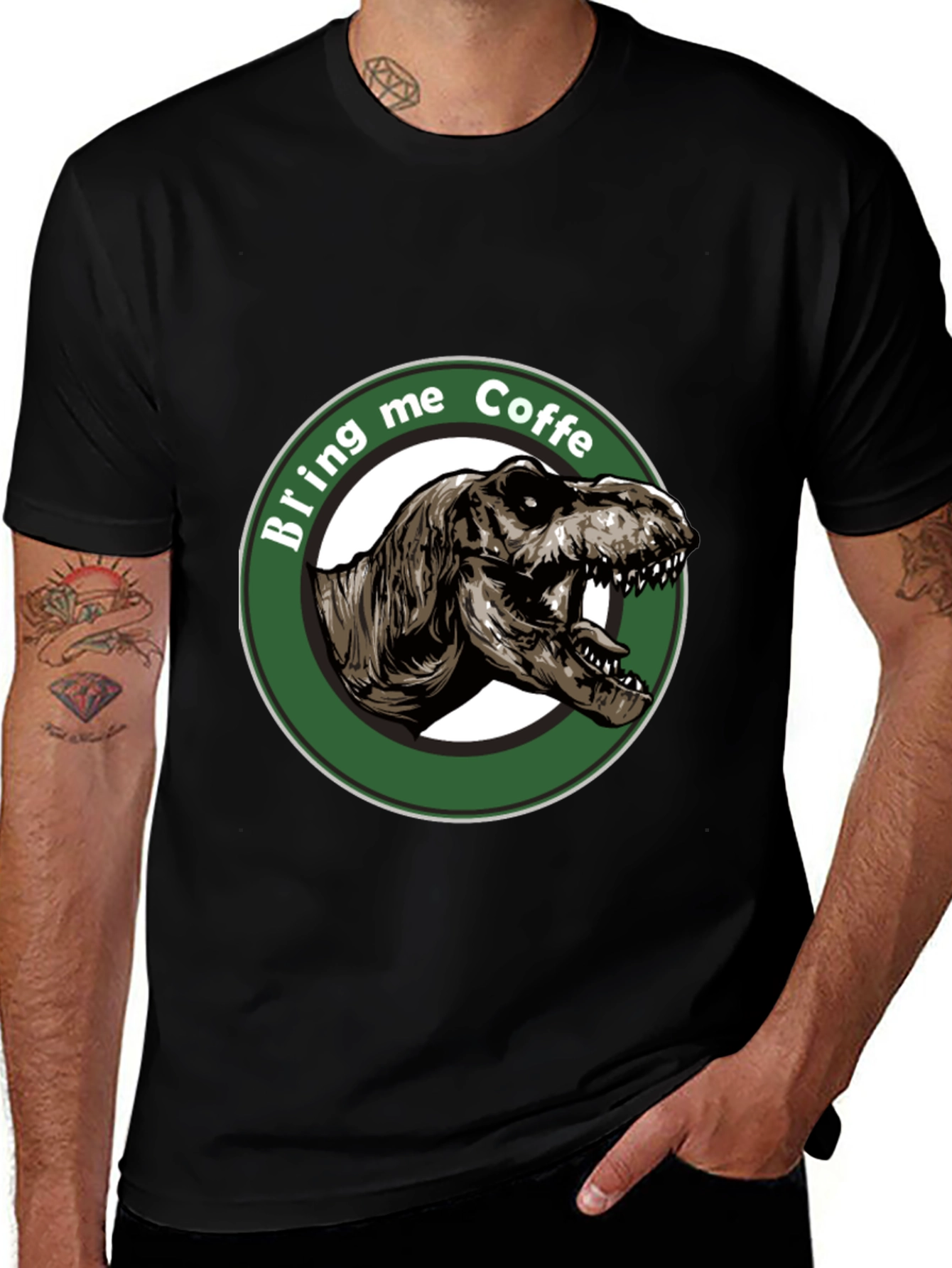 Dino Coffee T-Shirt