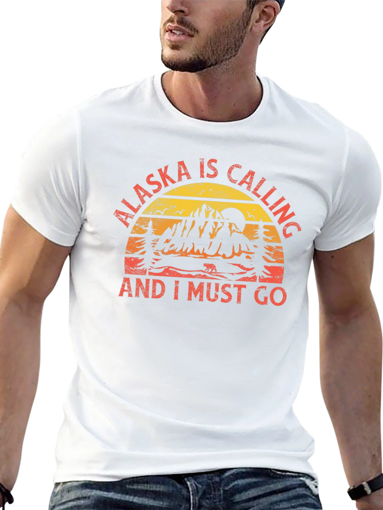 Alaska is Calling T-Shirt - Adventure Awaits!