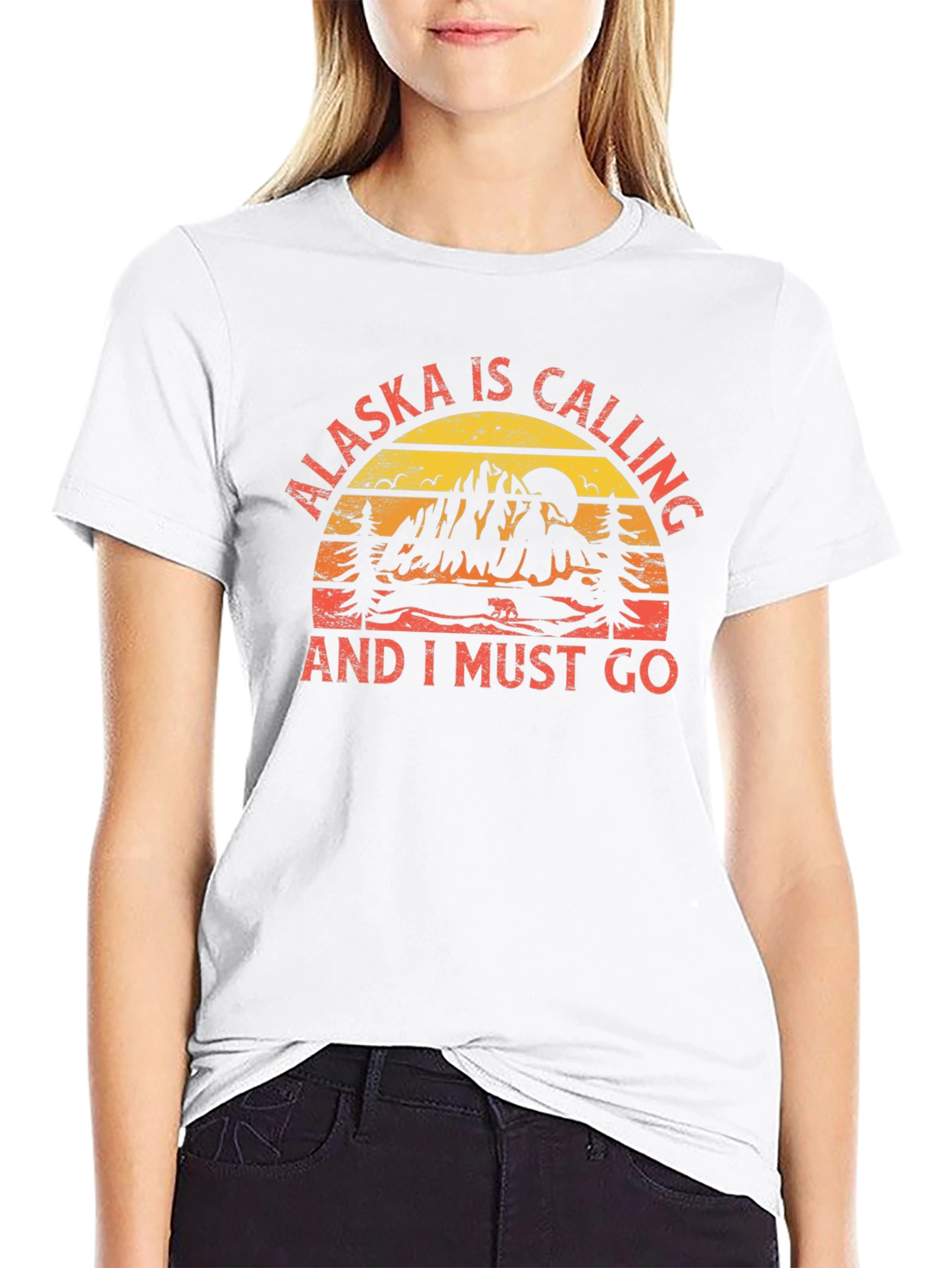 Alaska is Calling T-Shirt - Adventure Awaits!