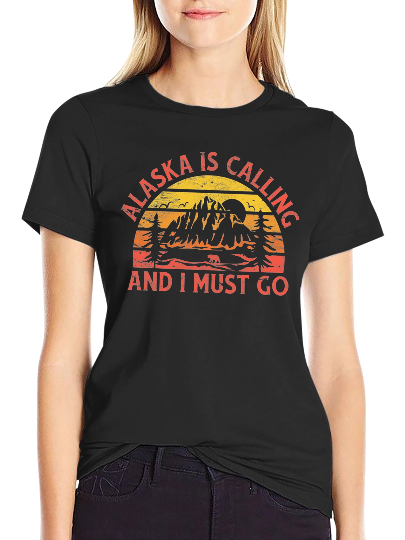 Alaska is Calling T-Shirt - Adventure Awaits!