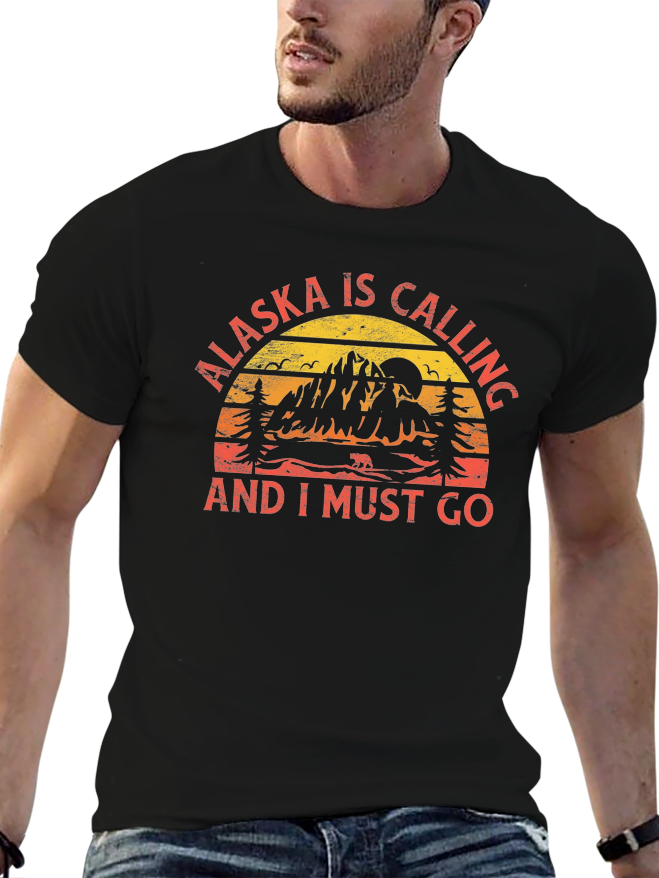 Alaska is Calling T-Shirt - Adventure Awaits!