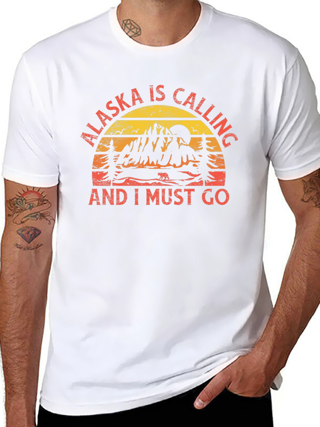 Alaska is Calling T-Shirt - Adventure Awaits!