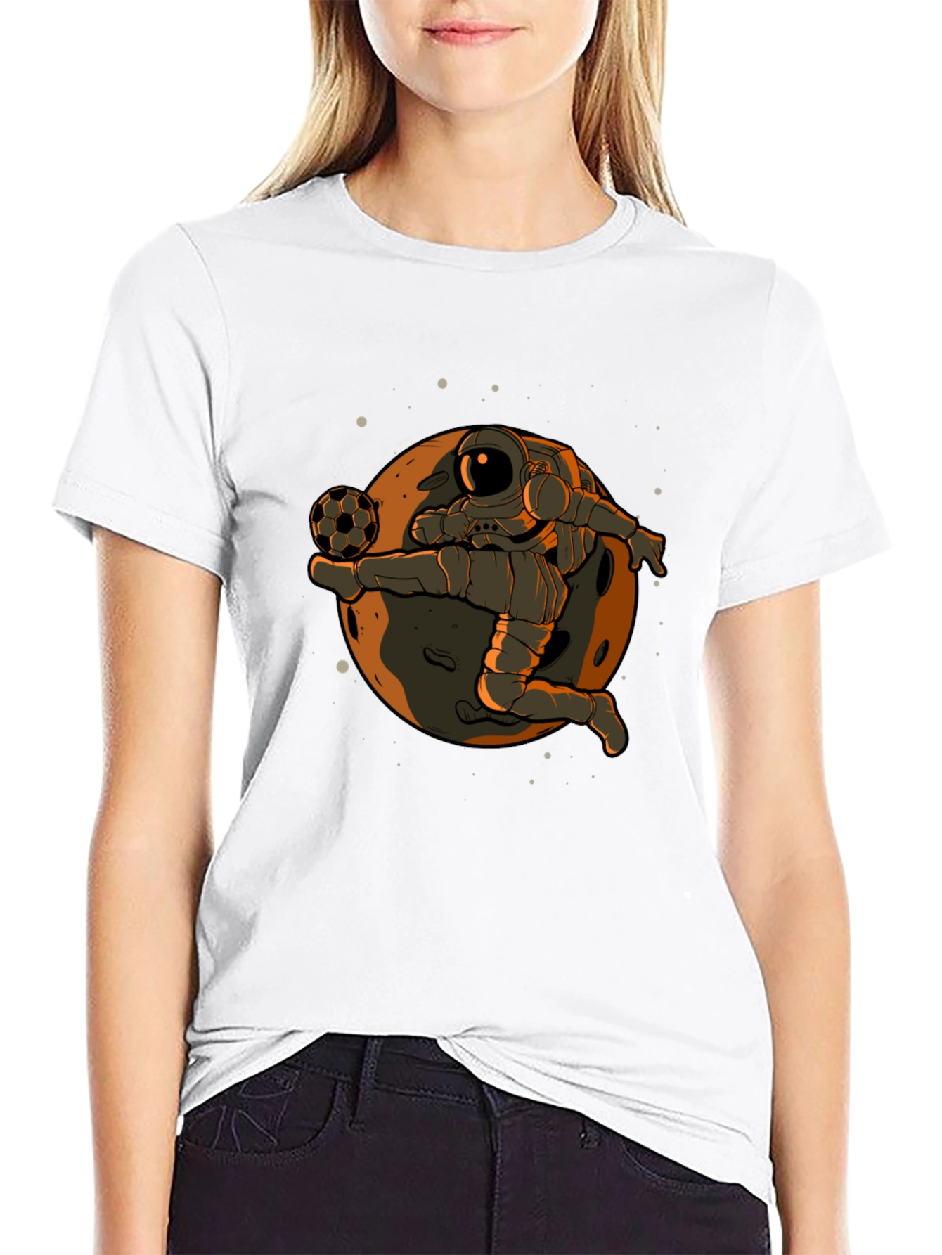Astronaut Soccer T-Shirt - Kick it in Space!