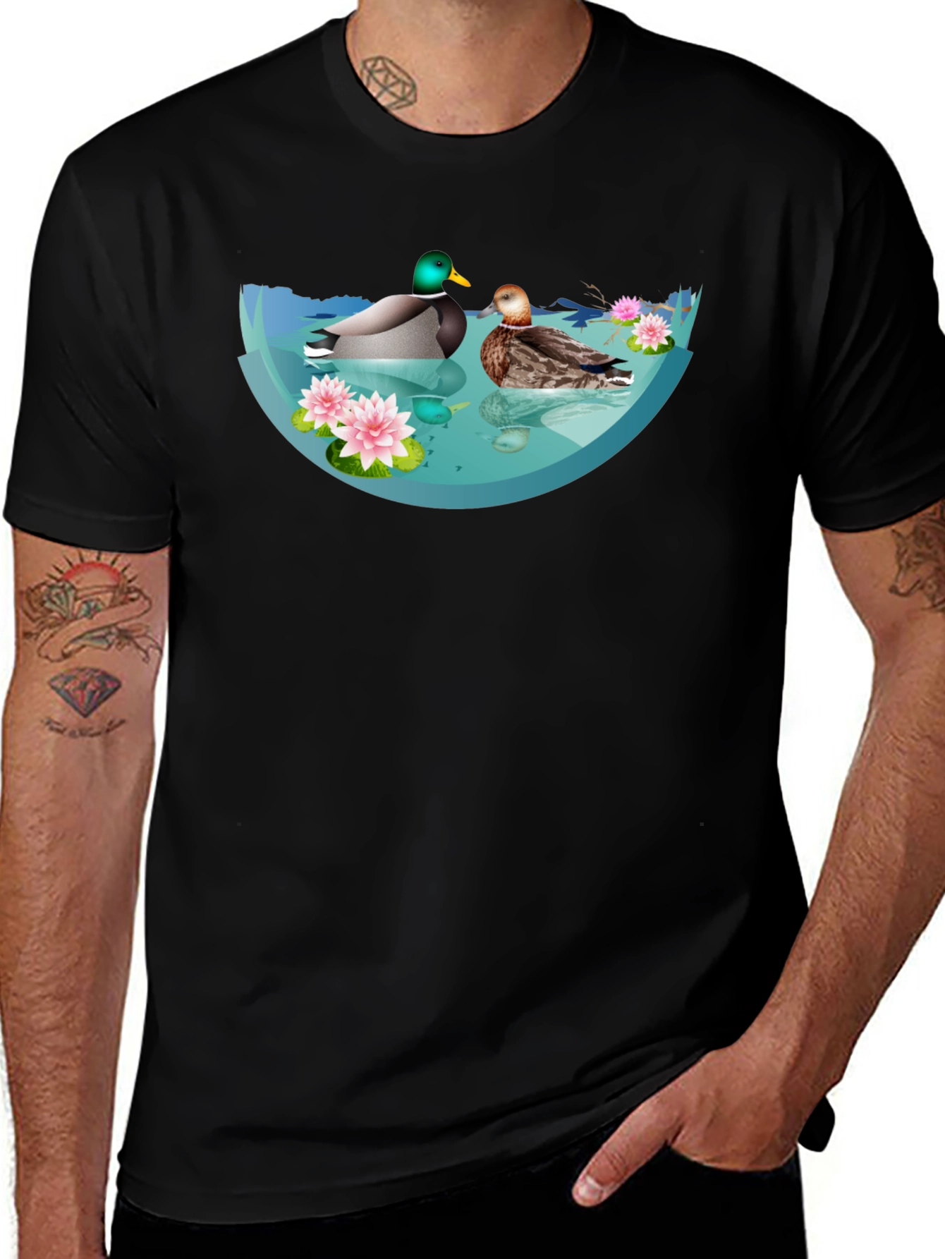 Duck Pond Graphic T-Shirt
