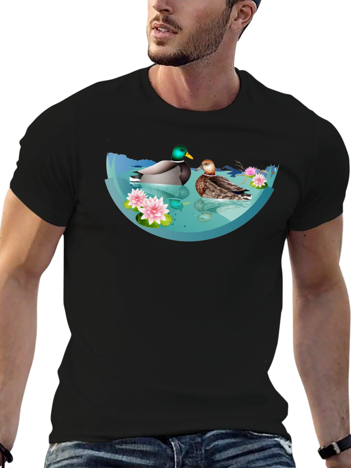 Duck Pond Graphic T-Shirt