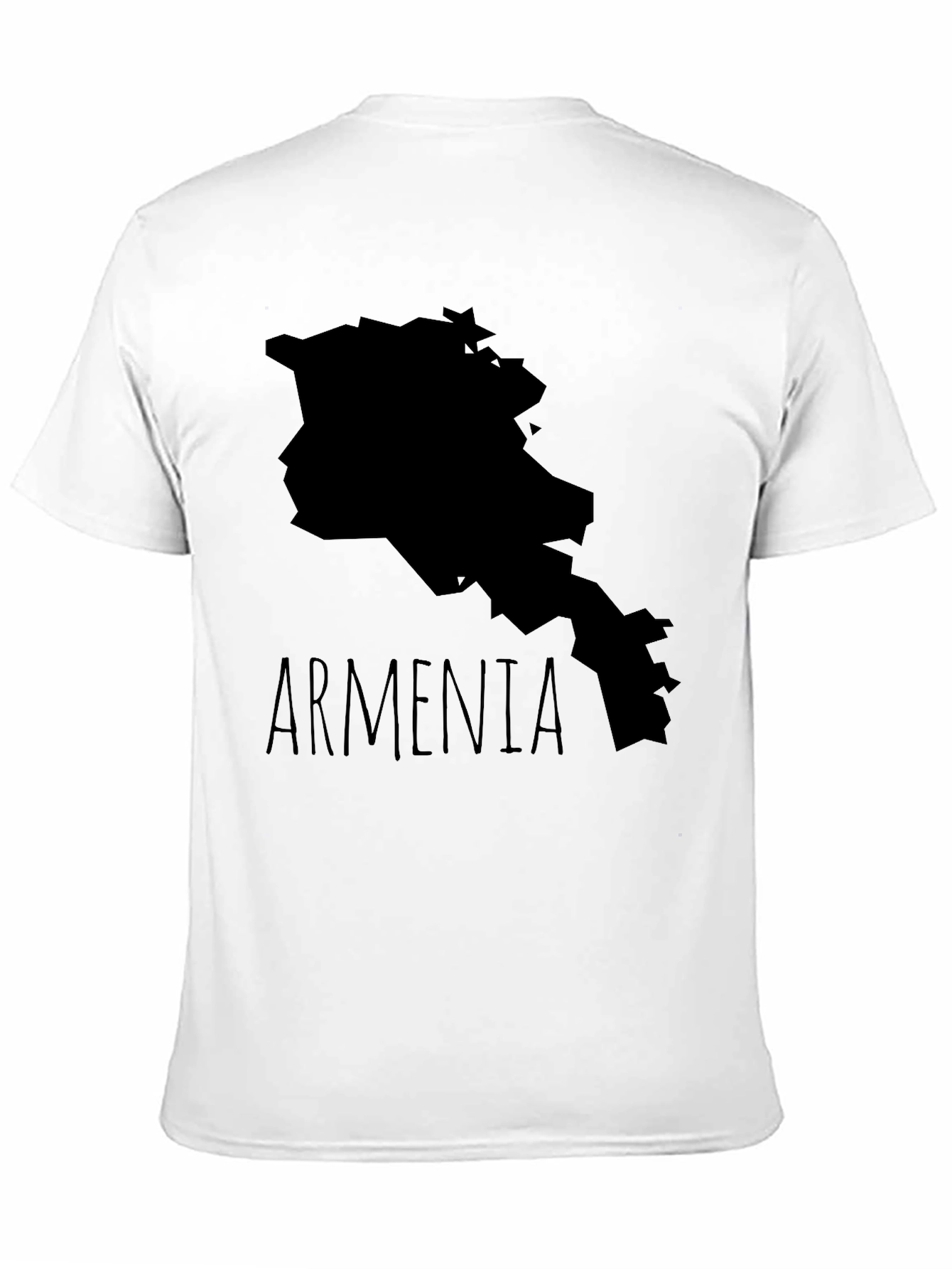Armenia Map T-Shirt - Black Graphic Tee