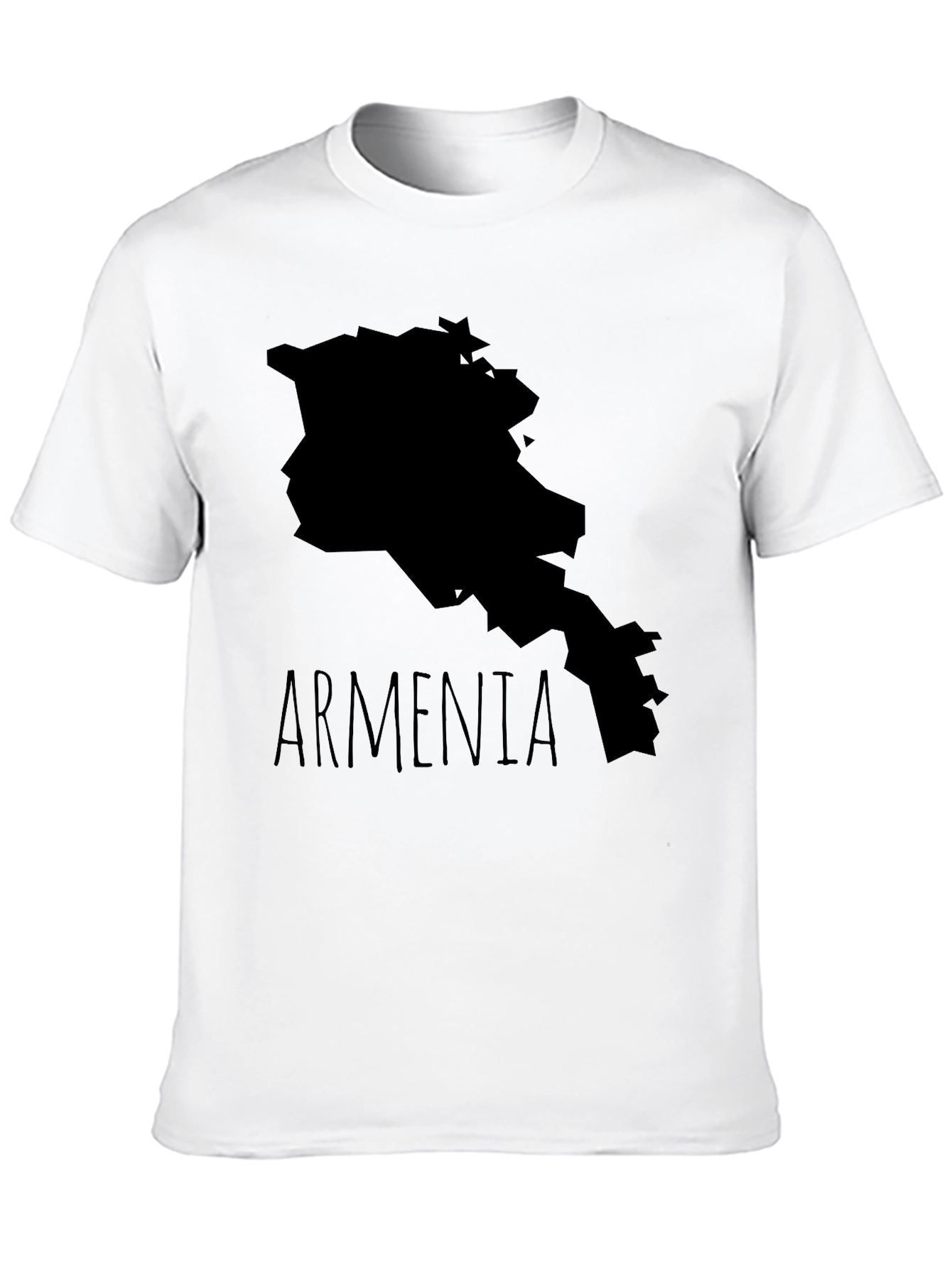 Armenia Map T-Shirt - Black Graphic Tee