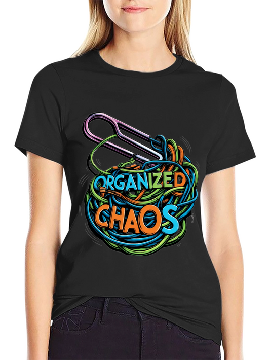 Organized Chaos Graphic Tee - Quirky Mens T-Shirt