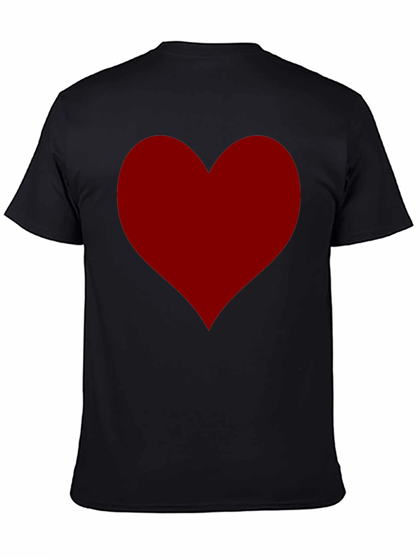Heart Graphic Tee - Classic Black