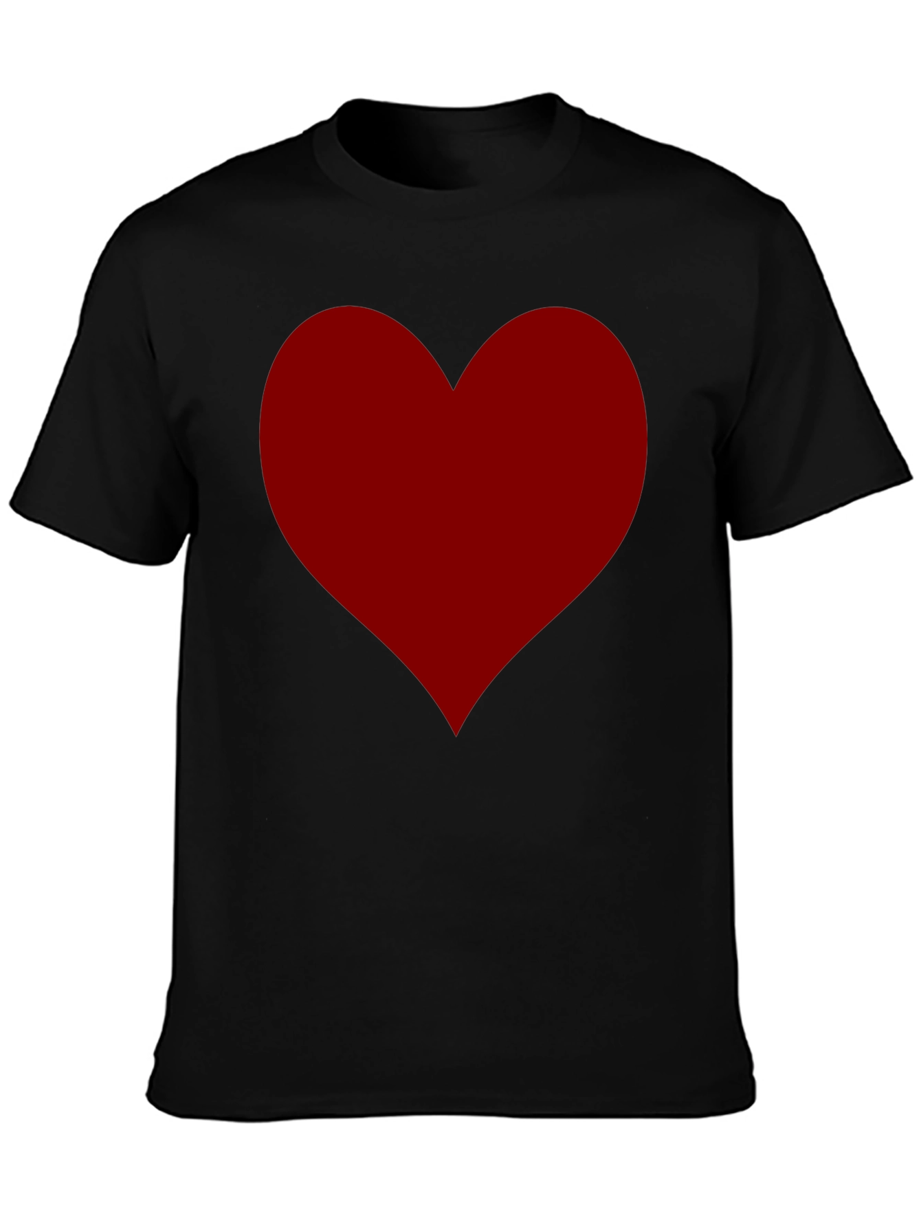 Heart Graphic Tee - Classic Black