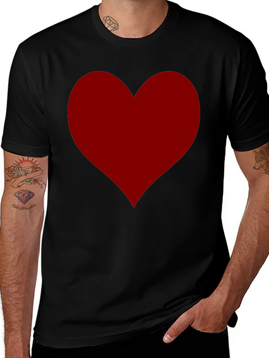 Heart Graphic Tee - Classic Black