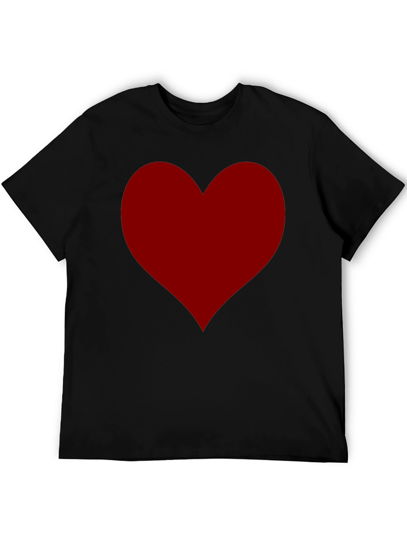 Heart Graphic Tee - Classic Black