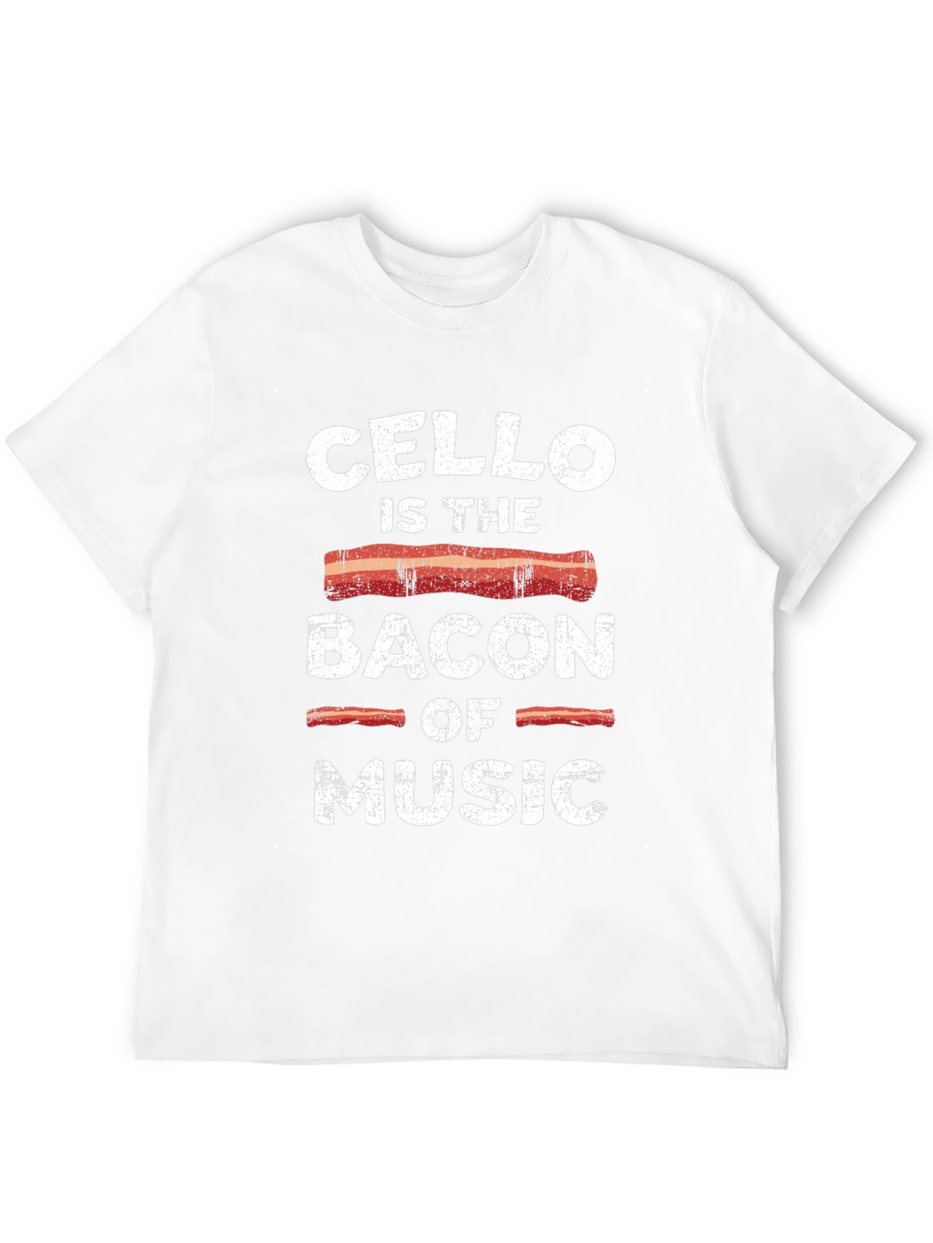 Cello Bacon Music T-Shirt Funny Musician Tee