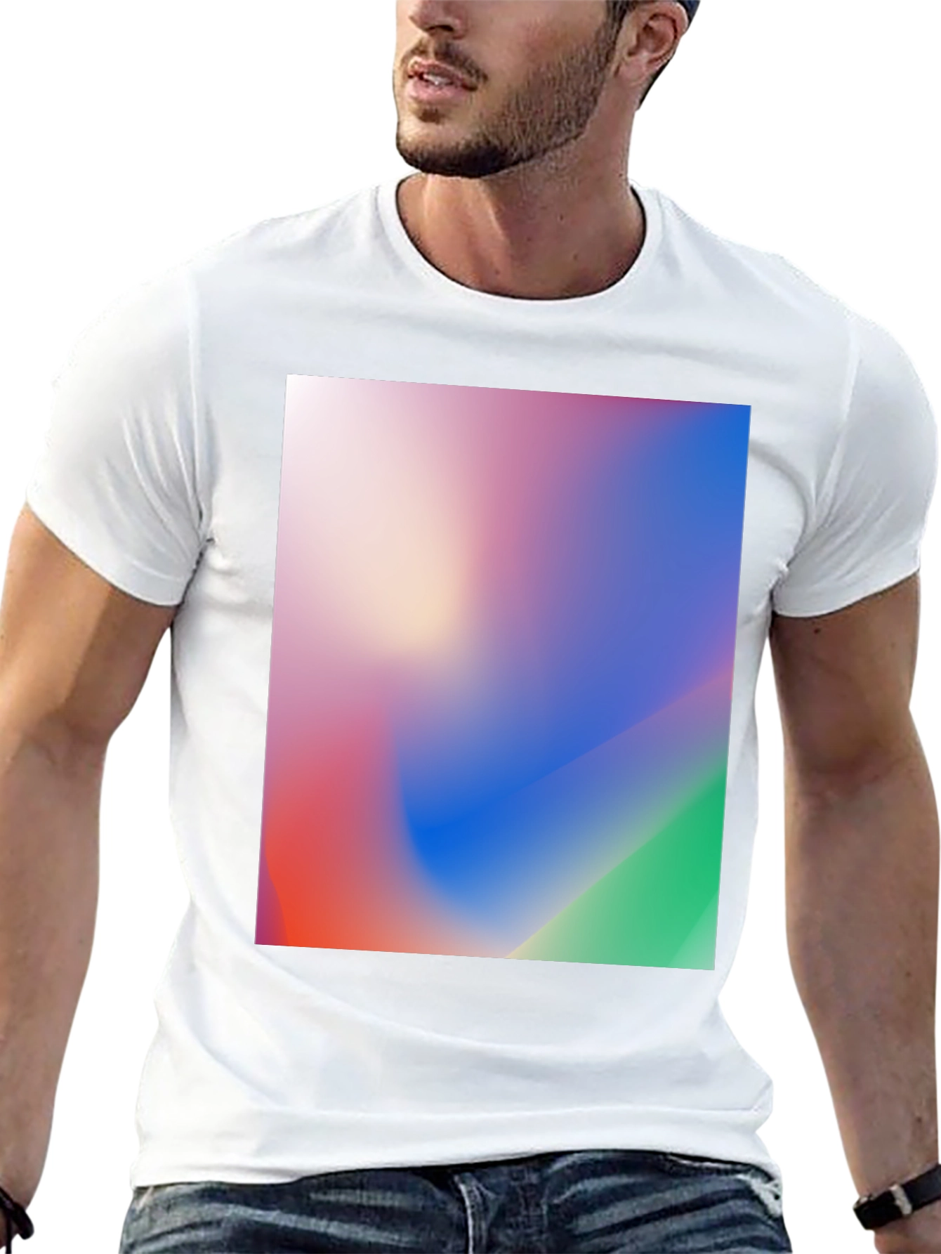 Gradient Graphic T-Shirt - Soft and Stylish