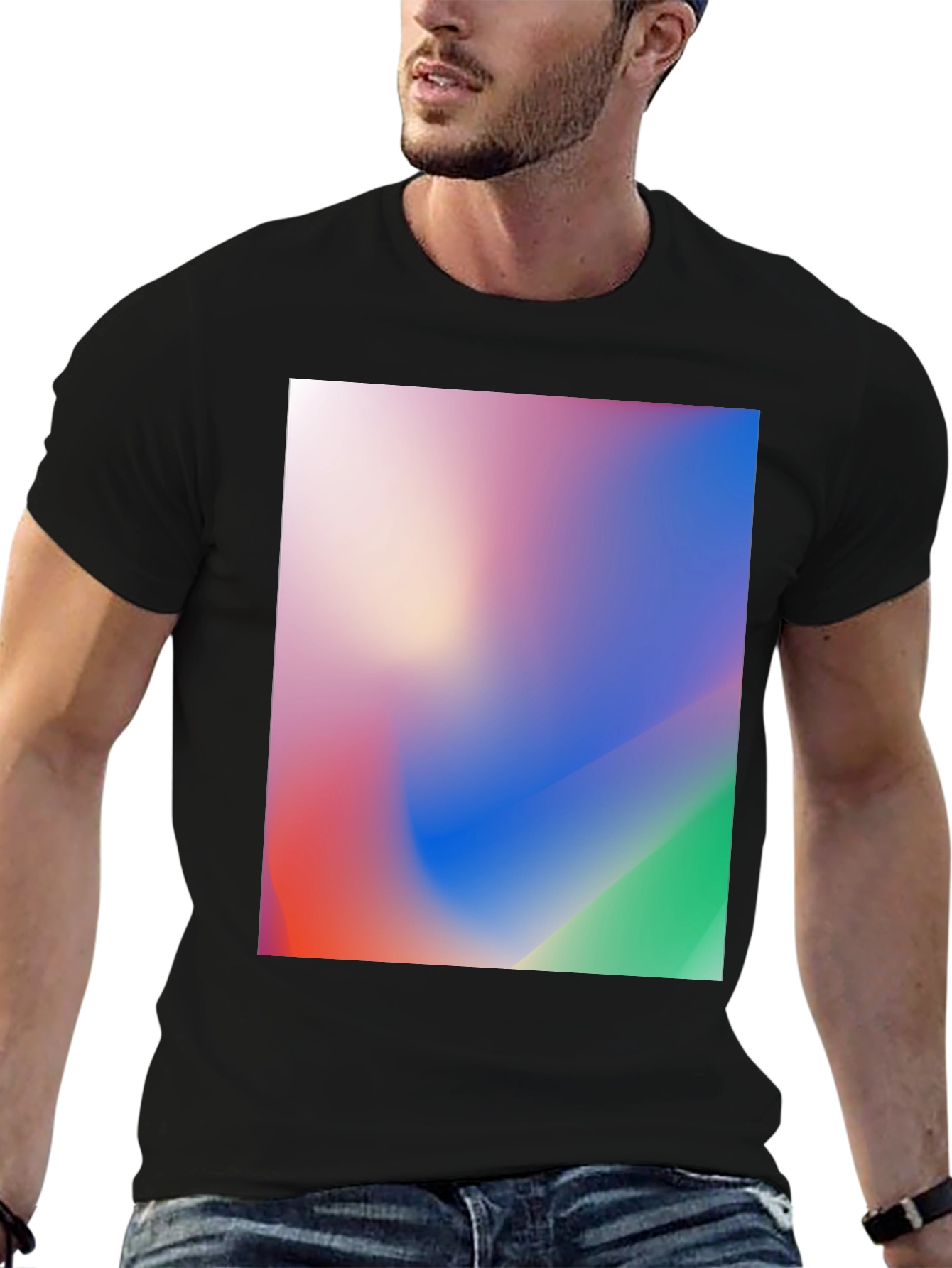 Gradient Graphic T-Shirt - Soft and Stylish