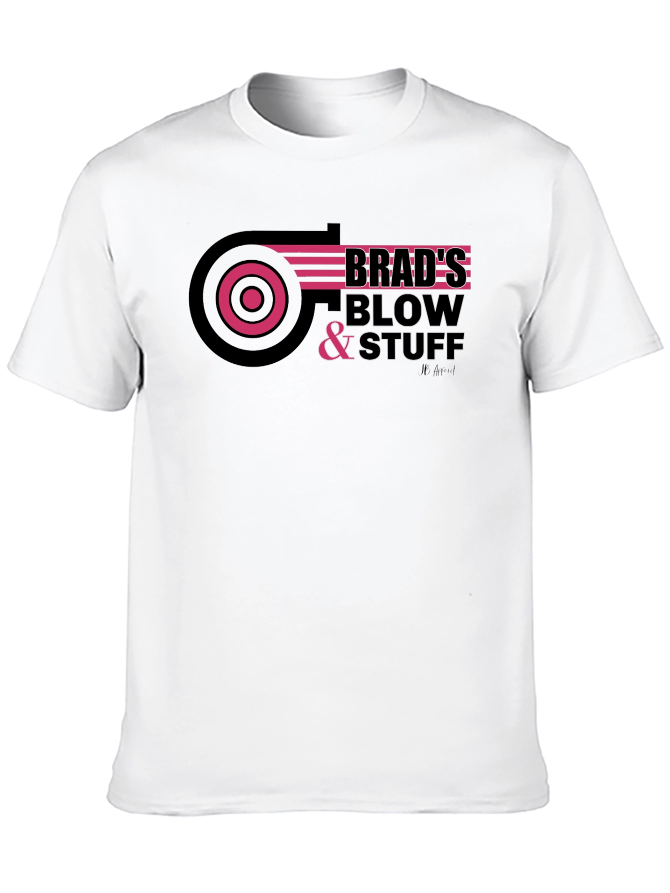 Brads Blow & Stuff Black T-Shirt