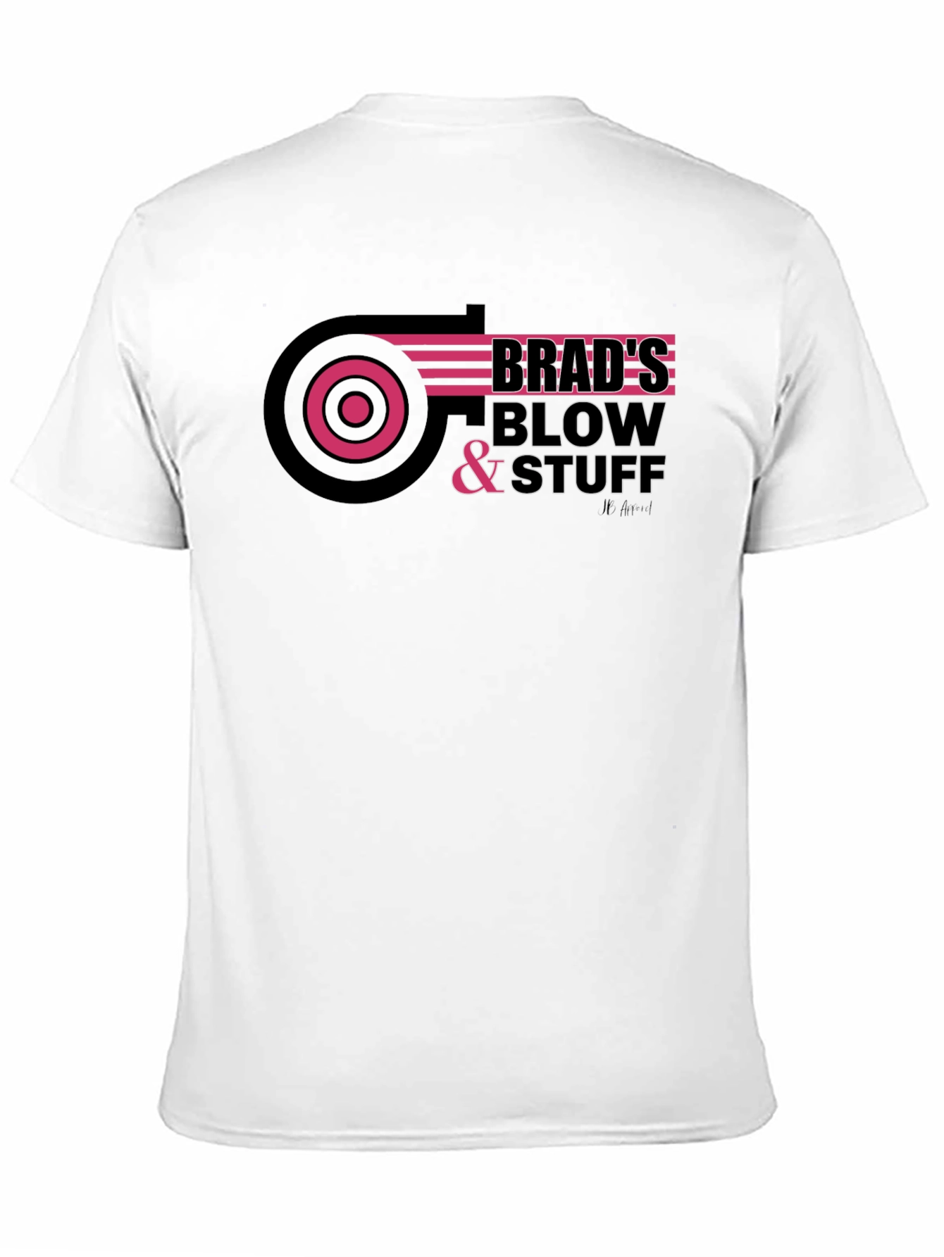 Brads Blow & Stuff Black T-Shirt