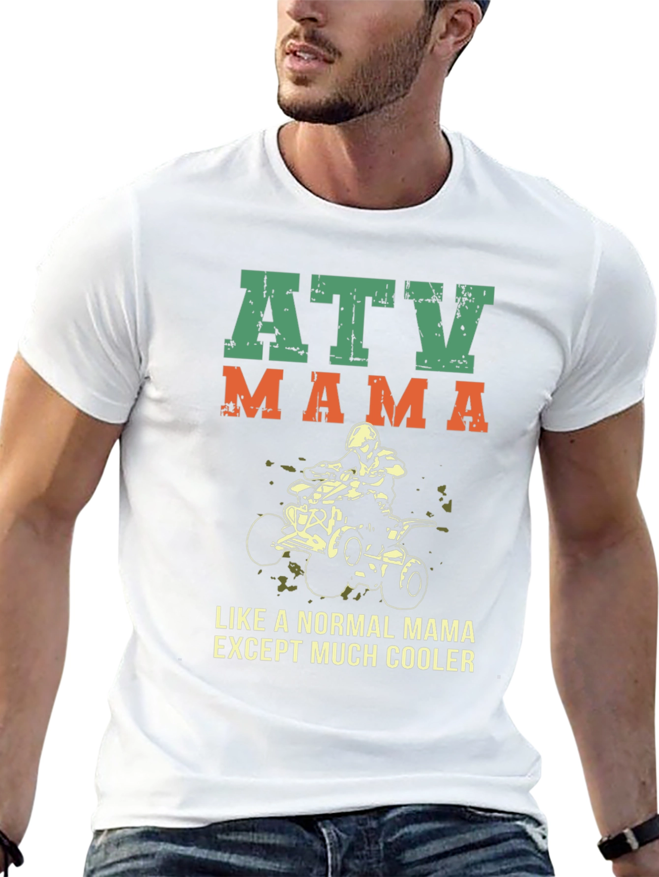 ATV Mama Graphic Tee - Cool Mom T-Shirt