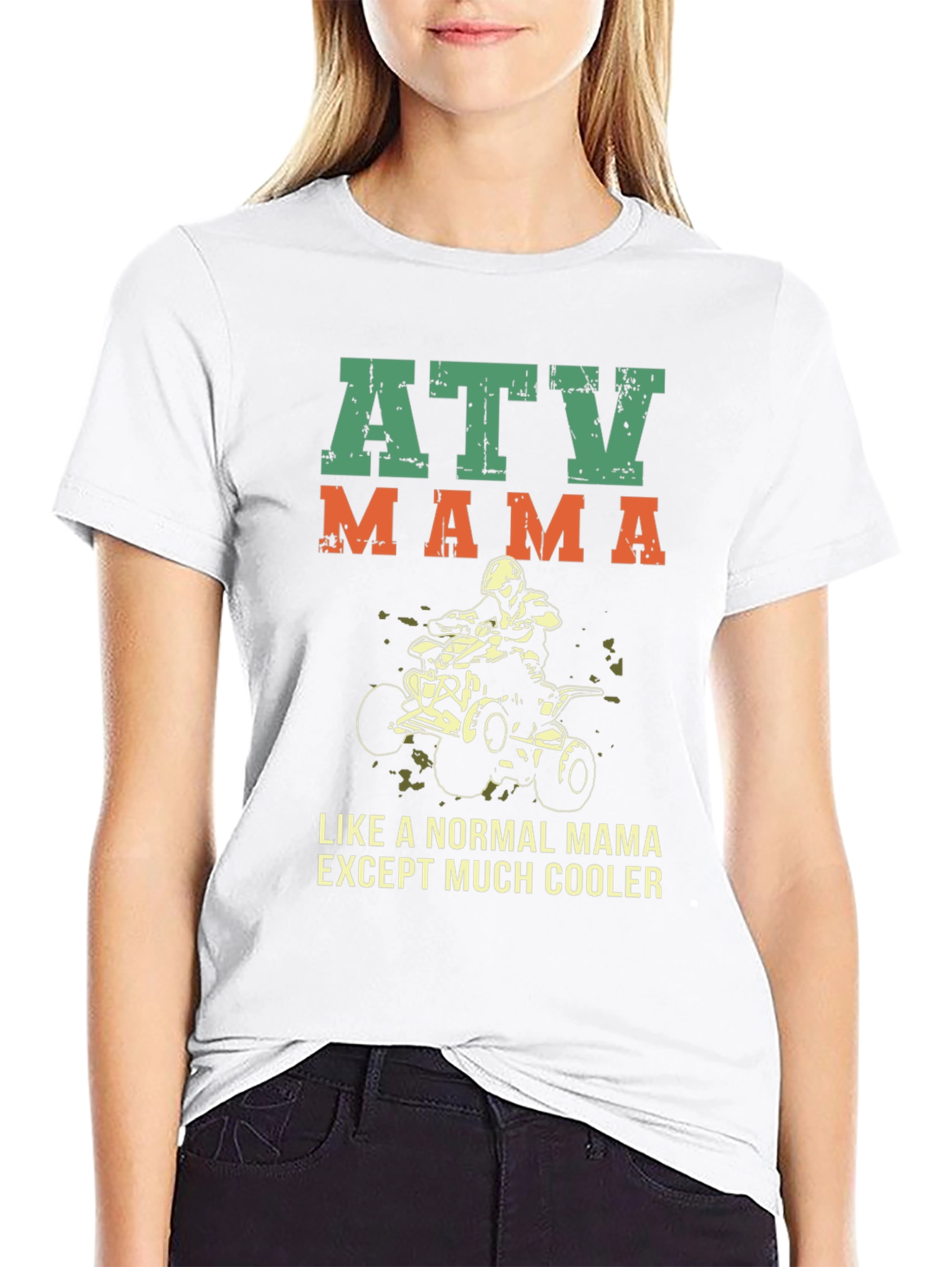 ATV Mama Graphic Tee - Cool Mom T-Shirt