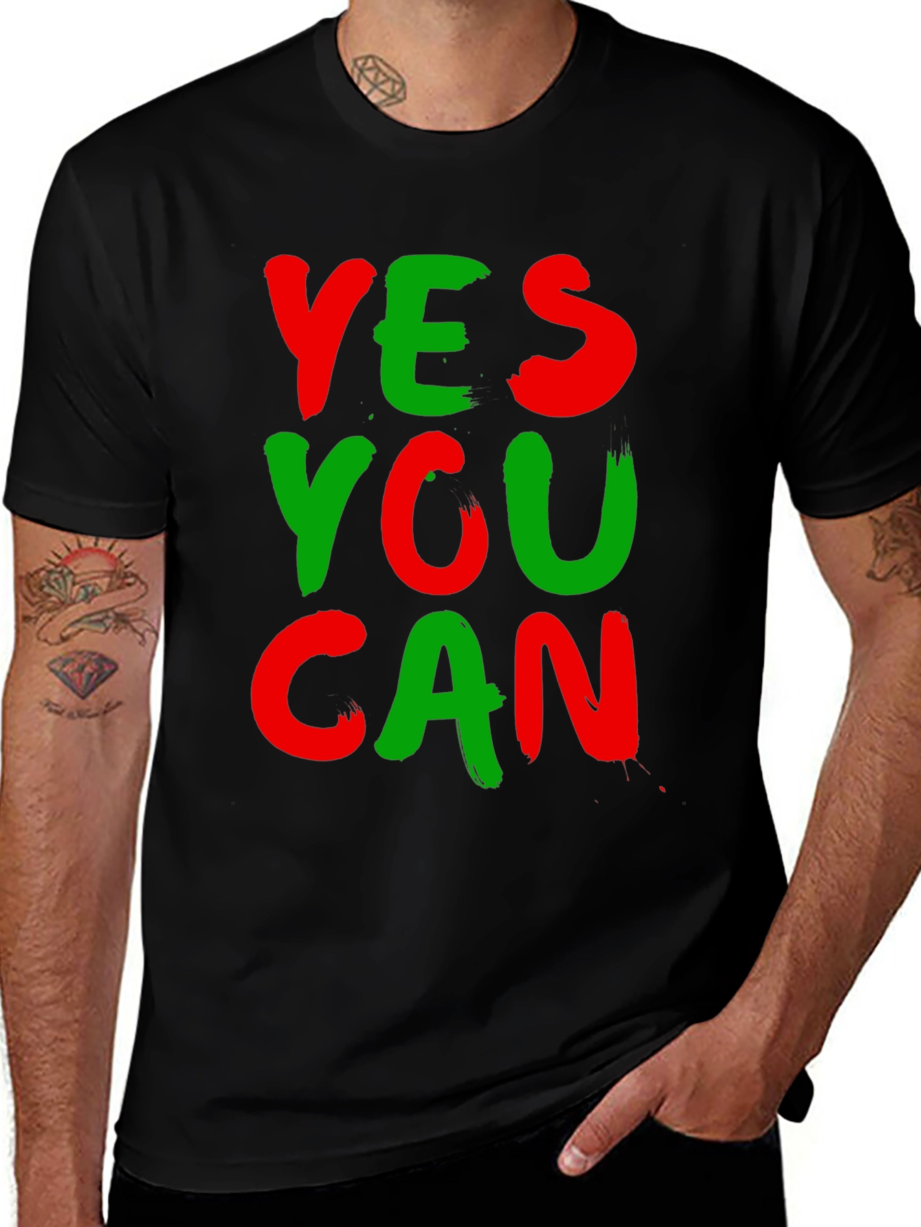 Yes You Can Graphic Tee - Motivational T-Shirt