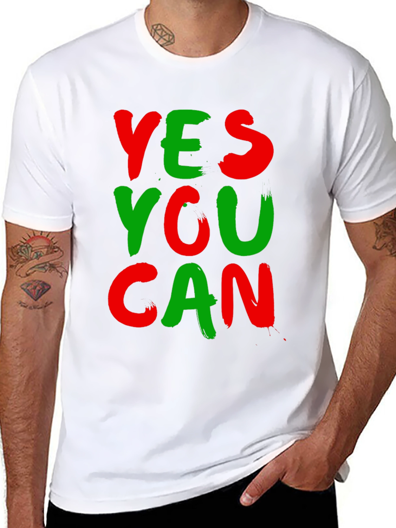 Yes You Can Graphic Tee - Motivational T-Shirt