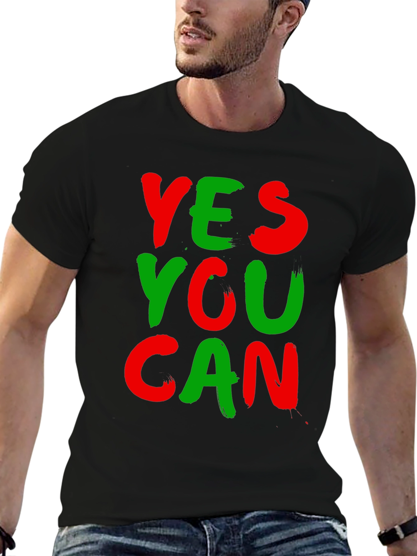 Yes You Can Graphic Tee - Motivational T-Shirt