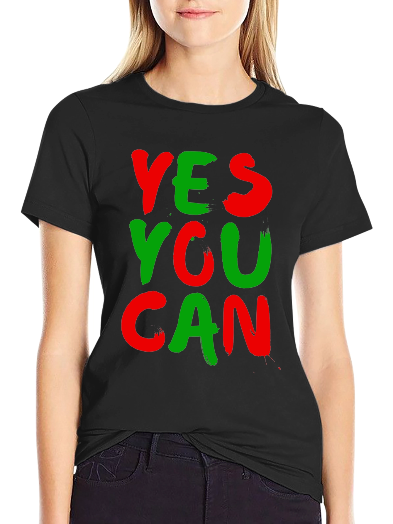 Yes You Can Graphic Tee - Motivational T-Shirt
