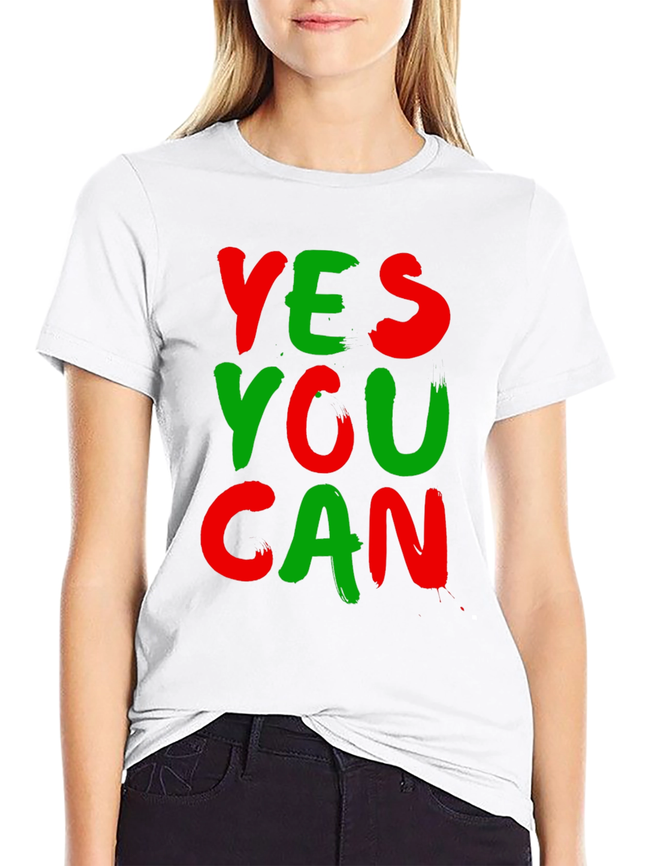 Yes You Can Graphic Tee - Motivational T-Shirt