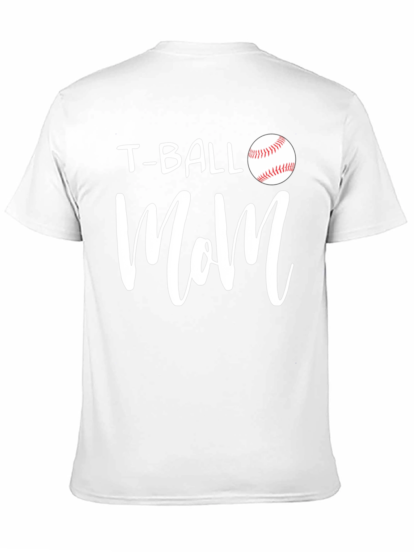 T-Ball Mom Graphic Tee - Baseball Lover Shirt