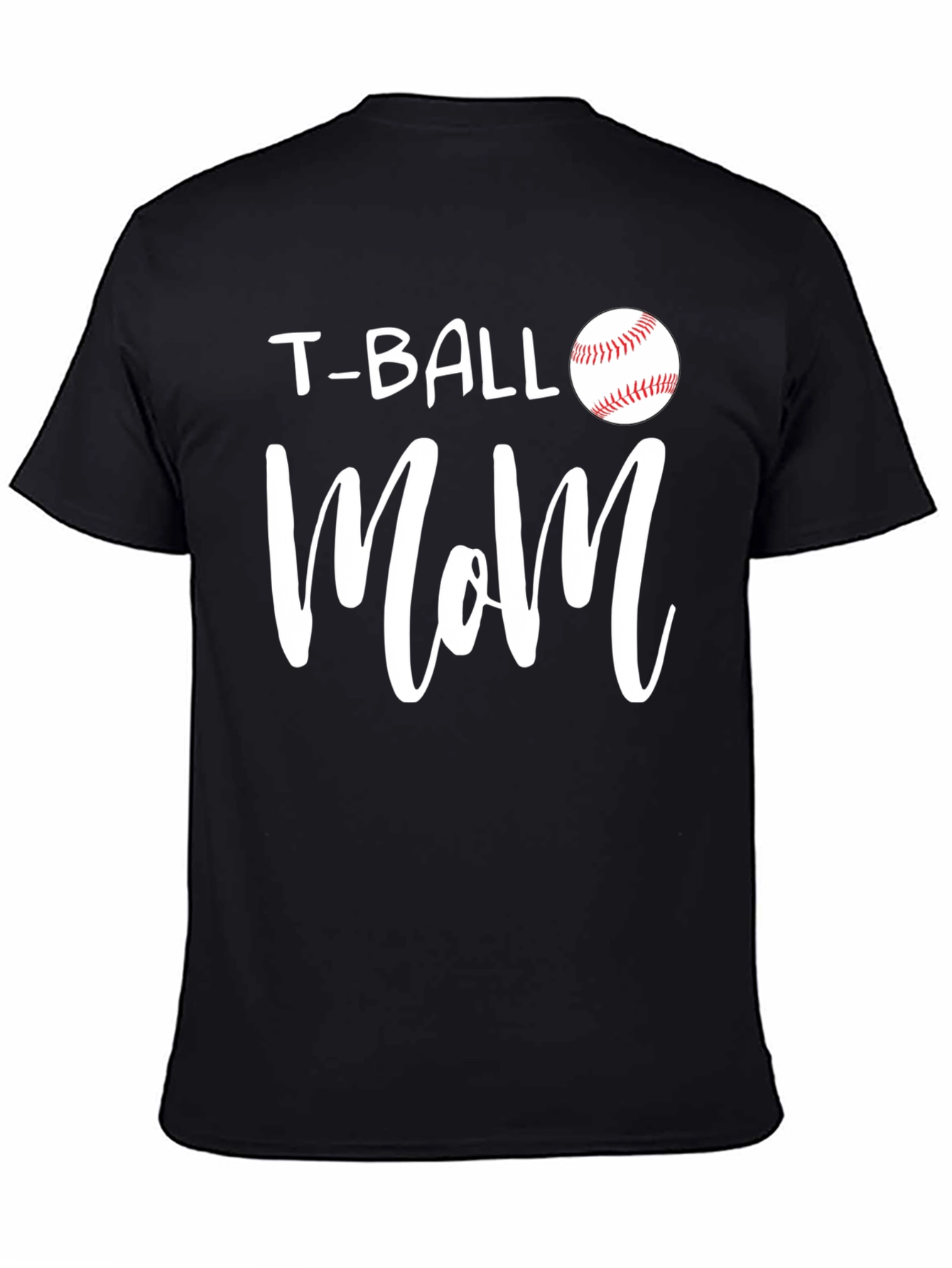 T-Ball Mom Graphic Tee - Baseball Lover Shirt
