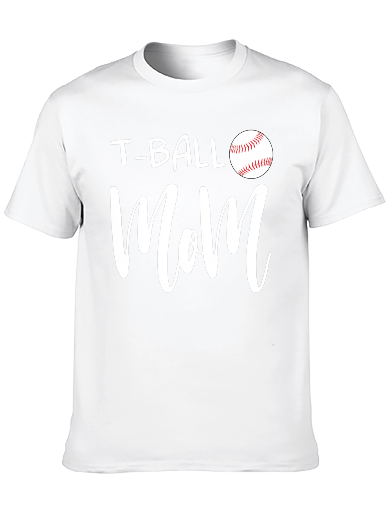 T-Ball Mom Graphic Tee - Baseball Lover Shirt