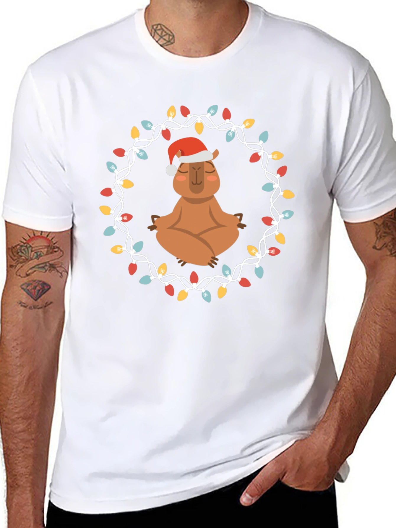Festive Llama Christmas T-Shirt