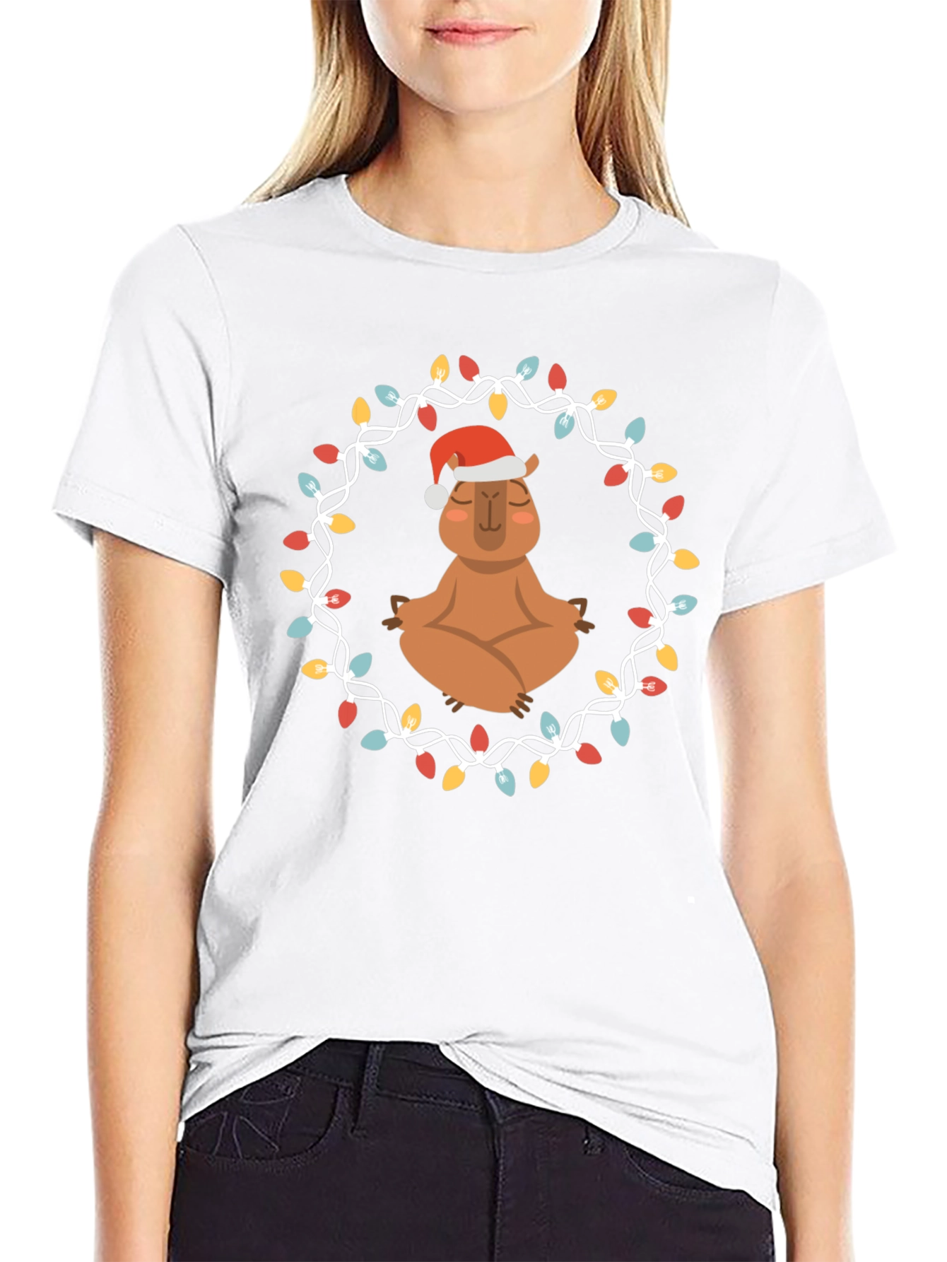 Festive Llama Christmas T-Shirt