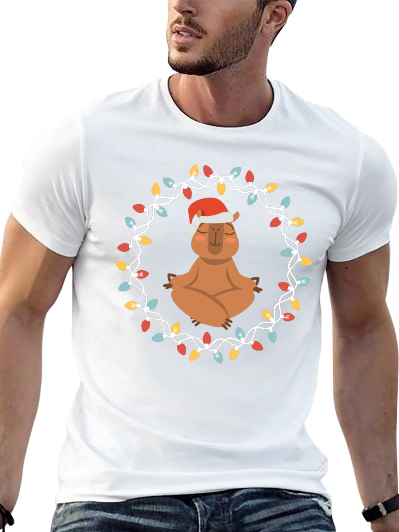 Festive Llama Christmas T-Shirt