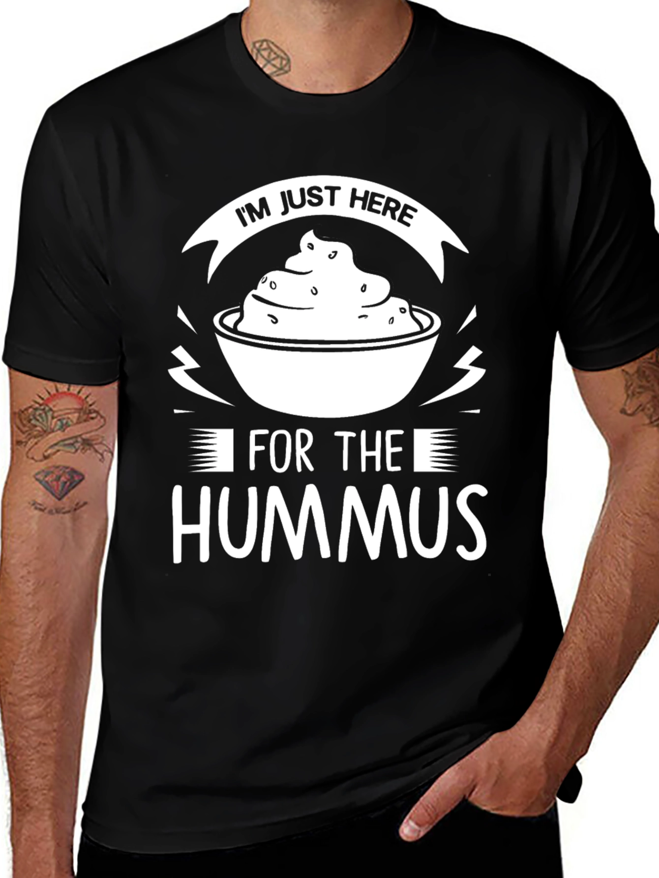 Hummus Lover T-Shirt - Funny Foodie Tee
