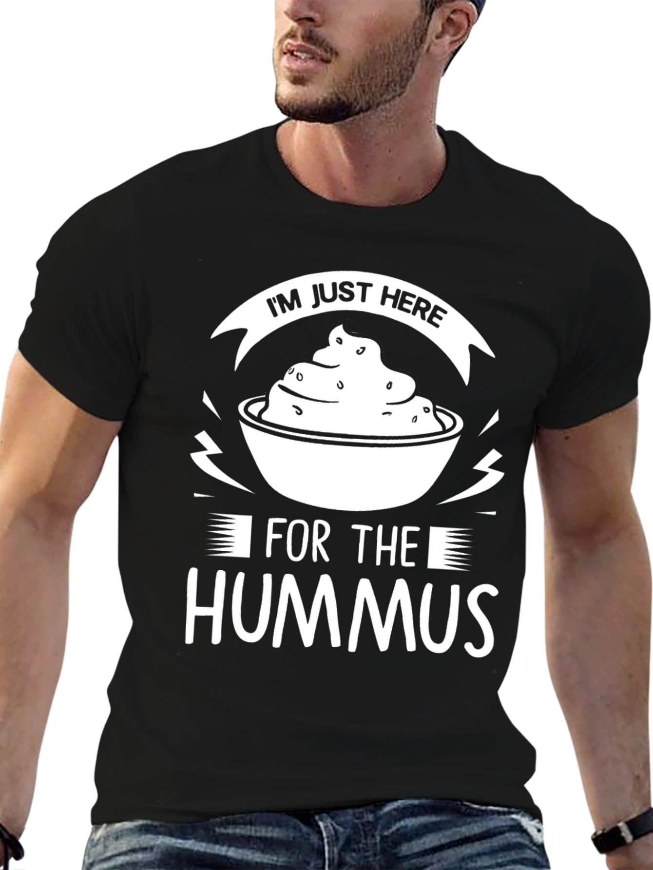 Hummus Lover T-Shirt - Funny Foodie Tee