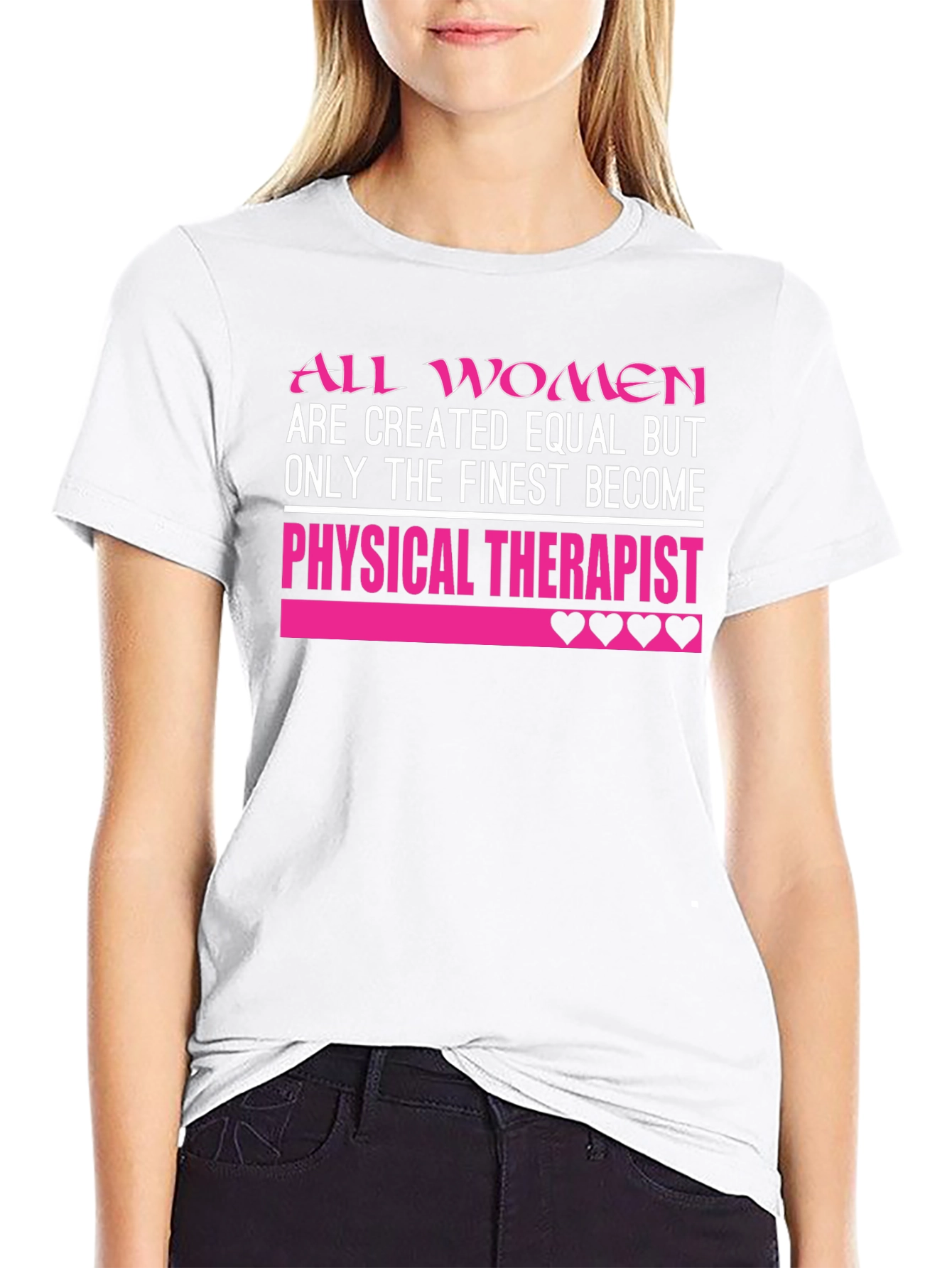 Finest Women Physical Therapist Black T-Shirt