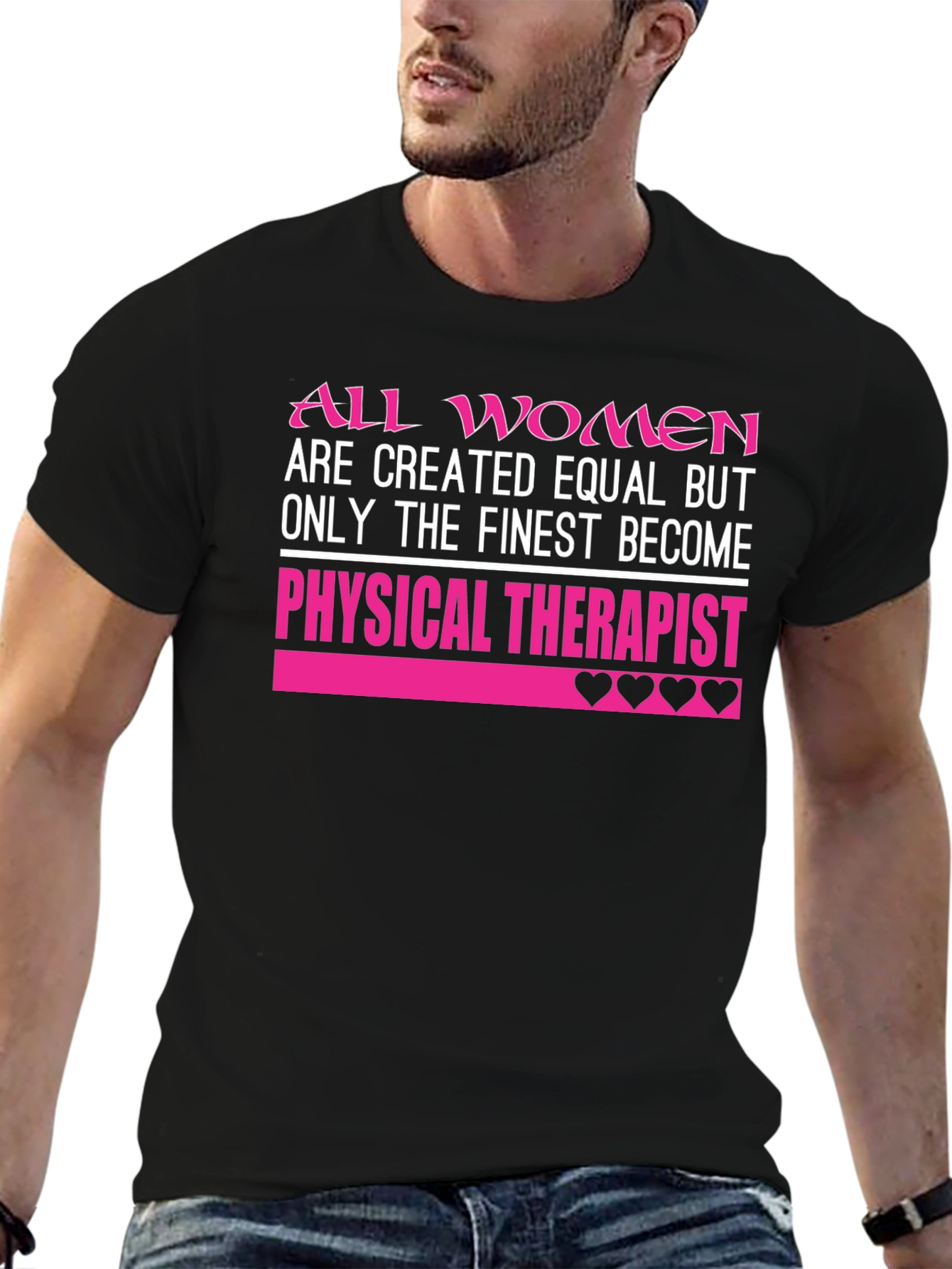 Finest Women Physical Therapist Black T-Shirt
