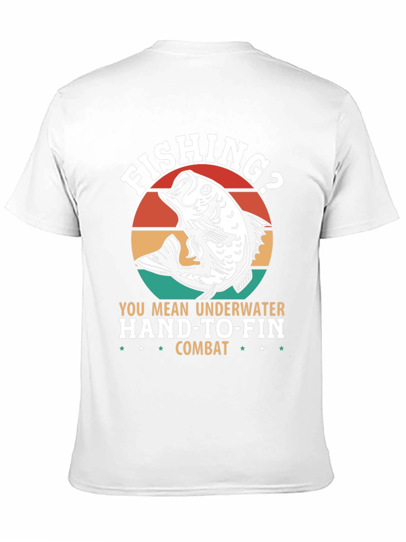 Fishing? Underwater Hand-to-Fin Combat Graphic Tee